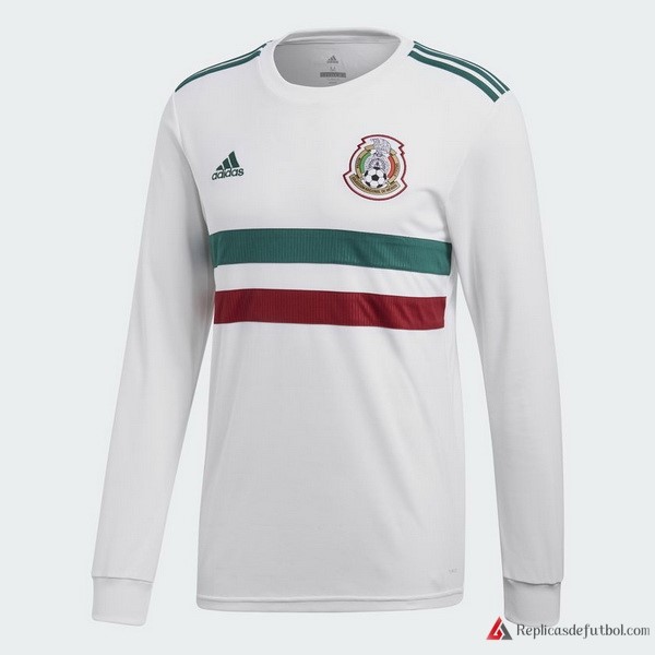 Camiseta Seleccion Mexico Segunda equipación ML 2018 Blanco